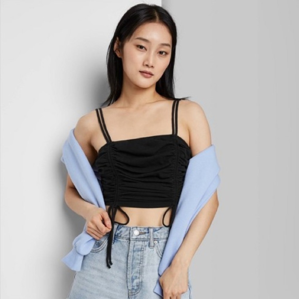 Wild Fable black crop top medium